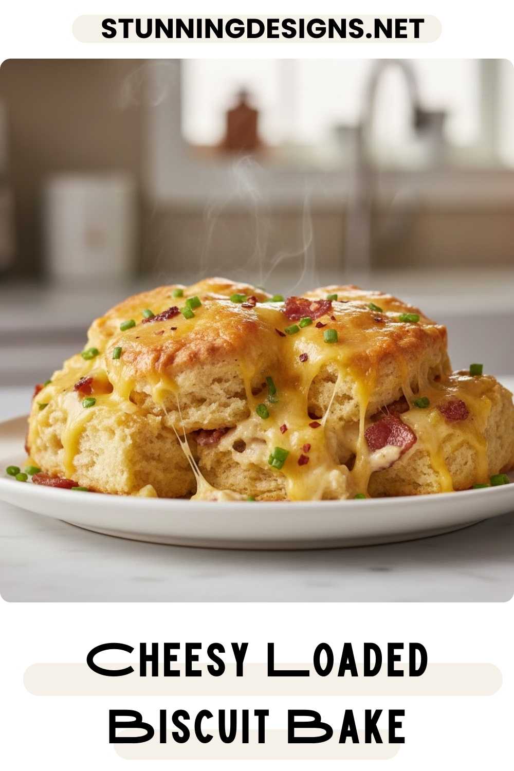 Cheesy Loaded Biscuit Bake